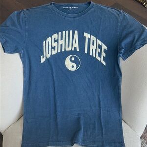 NWOT Lucky Brand Indigo Joshua Tree Tee
